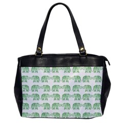 Indian Elephant Pattern Office Handbags by Valentinaart