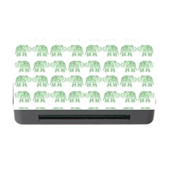 Indian Elephant Pattern Memory Card Reader With Cf by Valentinaart