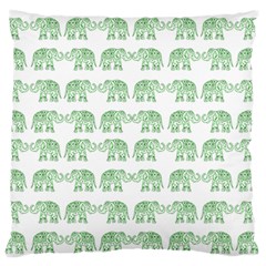 Indian Elephant Pattern Standard Flano Cushion Case (two Sides) by Valentinaart