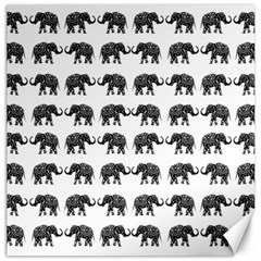 Indian Elephant Pattern Canvas 12  X 12  