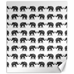 Indian Elephant Pattern Canvas 20  X 24   by Valentinaart