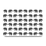 Indian elephant pattern Plate Mats 18 x12  Plate Mat