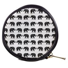 Indian Elephant Pattern Mini Makeup Bags by Valentinaart