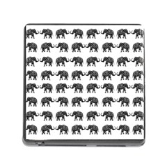 Indian Elephant Pattern Memory Card Reader (square) by Valentinaart