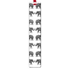 Indian Elephant Pattern Large Book Marks by Valentinaart