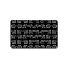 Indian Elephant Pattern Magnet (name Card) by Valentinaart