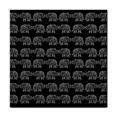 Indian Elephant Pattern Face Towel by Valentinaart