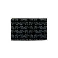 Indian Elephant Pattern Cosmetic Bag (small)  by Valentinaart