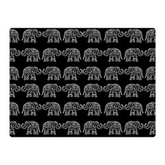 Indian Elephant Pattern Double Sided Flano Blanket (mini)  by Valentinaart