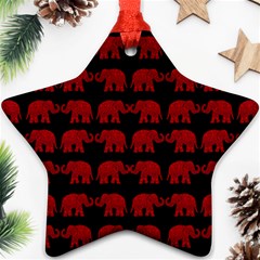 Indian elephant pattern Ornament (Star)