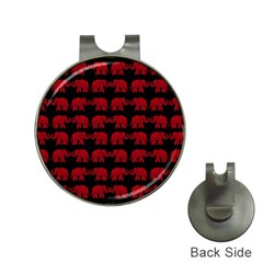 Indian Elephant Pattern Hat Clips With Golf Markers by Valentinaart