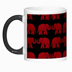 Indian Elephant Pattern Morph Mugs by Valentinaart