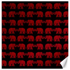 Indian elephant pattern Canvas 12  x 12  