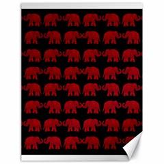 Indian elephant pattern Canvas 18  x 24  