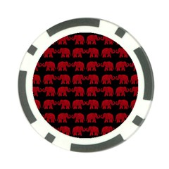 Indian Elephant Pattern Poker Chip Card Guard by Valentinaart