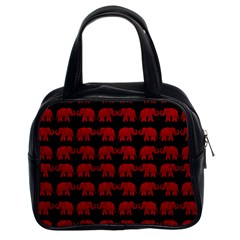 Indian Elephant Pattern Classic Handbags (2 Sides) by Valentinaart