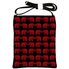 Indian elephant pattern Shoulder Sling Bags