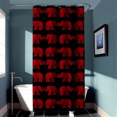 Indian elephant pattern Shower Curtain 36  x 72  (Stall) 