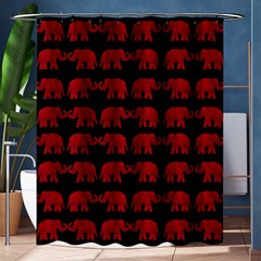 Indian elephant pattern Shower Curtain 60  x 72  (Medium) 