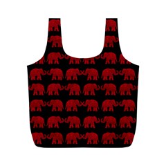 Indian elephant pattern Full Print Recycle Bags (M) 