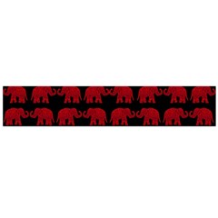 Indian elephant pattern Flano Scarf (Large)