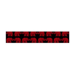 Indian elephant pattern Flano Scarf (Mini)