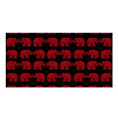 Indian elephant pattern Satin Shawl