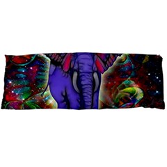 Abstract Elephant With Butterfly Ears Colorful Galaxy Body Pillow Case Dakimakura (two Sides) by EDDArt