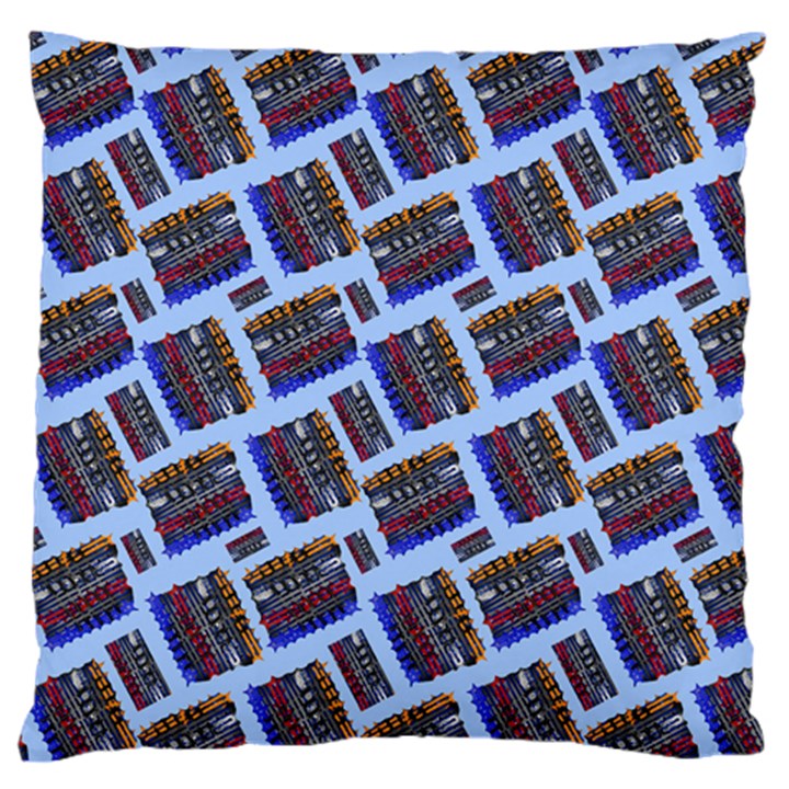 Abstract Pattern Seamless Artwork Large Flano Cushion Case (One Side)