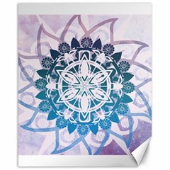 Mandalas Symmetry Meditation Round Canvas 16  X 20   by Amaryn4rt