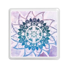 Mandalas Symmetry Meditation Round Memory Card Reader (square)  by Amaryn4rt