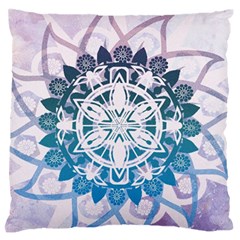 Mandalas Symmetry Meditation Round Standard Flano Cushion Case (one Side) by Amaryn4rt