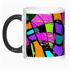 Abstract Art Squiggly Loops Multicolored Morph Mugs by EDDArt