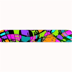 Abstract Art Squiggly Loops Multicolored Small Bar Mats by EDDArt