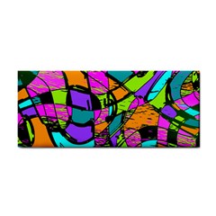 Abstract Art Squiggly Loops Multicolored Cosmetic Storage Cases by EDDArt