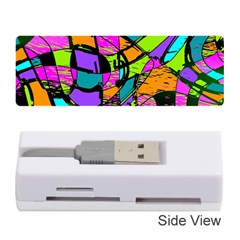 Abstract Art Squiggly Loops Multicolored Memory Card Reader (stick)  by EDDArt