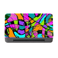 Abstract Art Squiggly Loops Multicolored Memory Card Reader With Cf by EDDArt