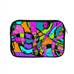 Abstract Art Squiggly Loops Multicolored Apple Macbook Pro 15  Zipper Case by EDDArt