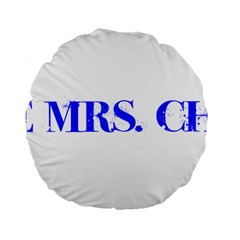 Future Mrs  Chapman Standard 15  Premium Flano Round Cushions