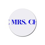 Future Mrs. Chapman Rubber Coaster (Round)  Front