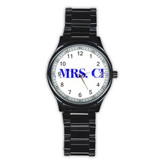 Future Mrs  Chapman Stainless Steel Round Watch