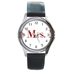 Future Mrs  Moore Round Metal Watch