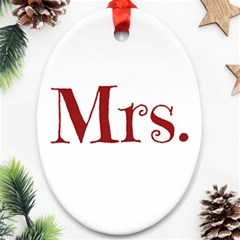 Future Mrs  Moore Ornament (oval)