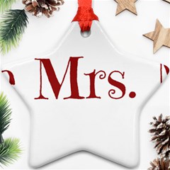 Future Mrs  Moore Ornament (star)