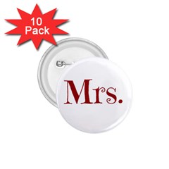 Future Mrs  Moore 1 75  Buttons (10 Pack) by badwolf1988store