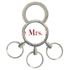 Future Mrs  Moore 3-ring Key Chains by badwolf1988store