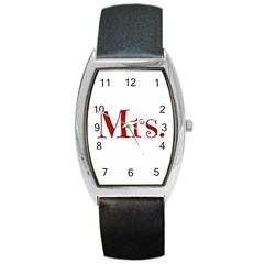 Future Mrs  Moore Barrel Style Metal Watch by badwolf1988store