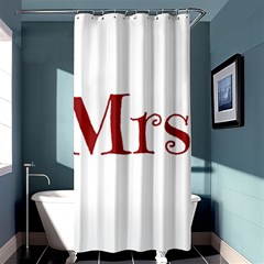 Future Mrs  Moore Shower Curtain 36  X 72  (stall)  by badwolf1988store