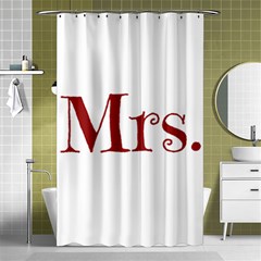 Future Mrs  Moore Shower Curtain 48  X 72  (small)  by badwolf1988store