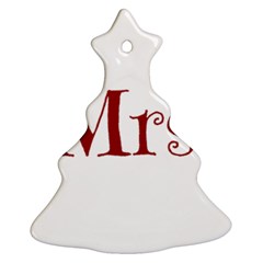 Future Mrs  Moore Ornament (christmas Tree)  by badwolf1988store